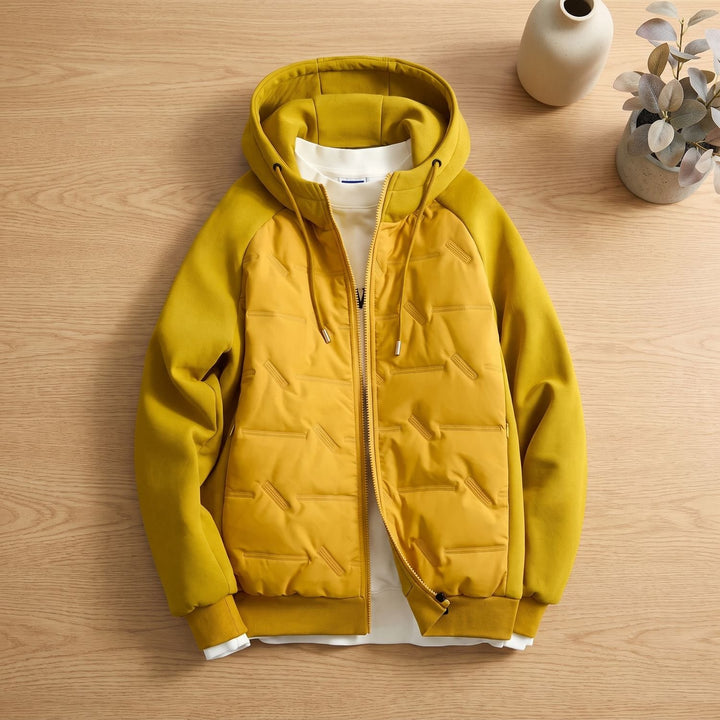 Heren Oversized Gewatteerde Winterjas met Capuchon