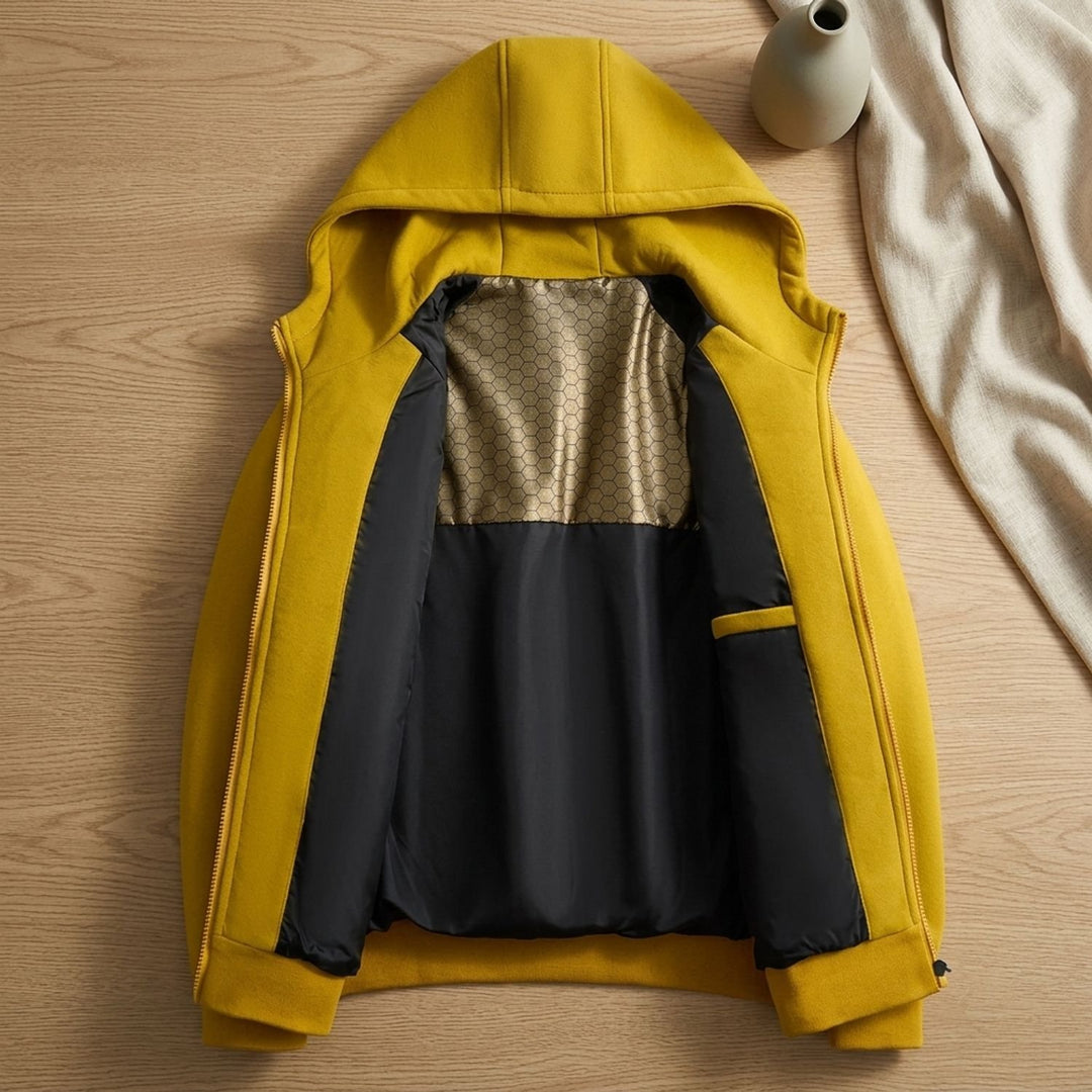 Heren Oversized Gewatteerde Winterjas met Capuchon
