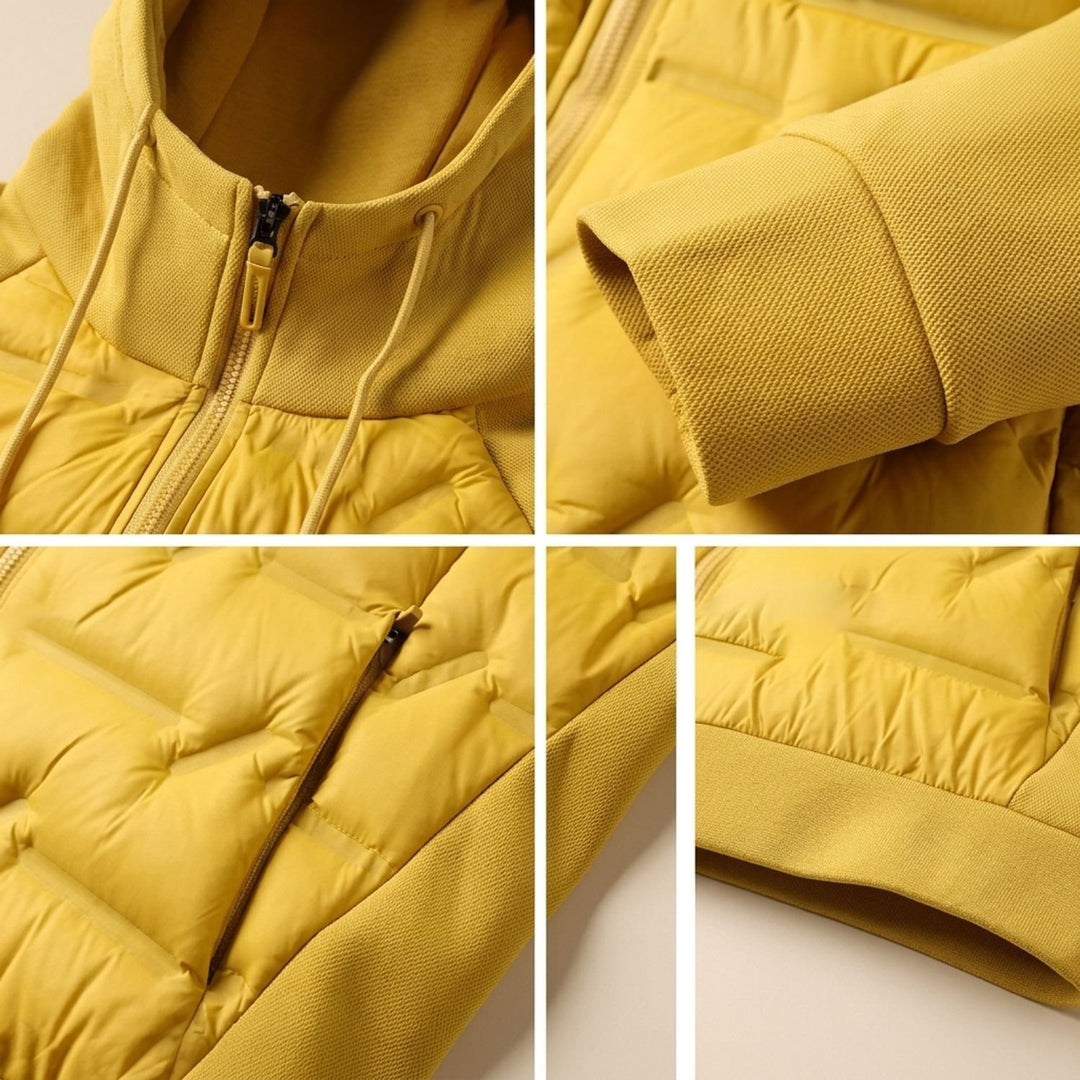 Heren Oversized Gewatteerde Winterjas met Capuchon