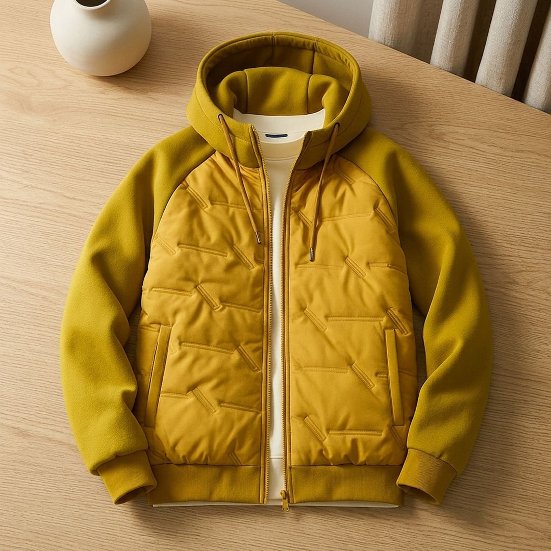Heren Oversized Gewatteerde Winterjas met Capuchon