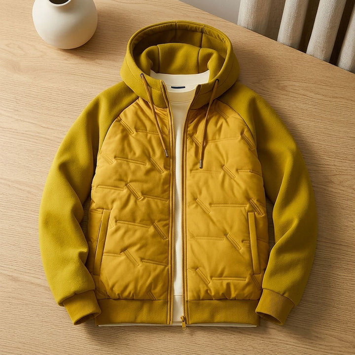 Heren Oversized Gewatteerde Winterjas met Capuchon