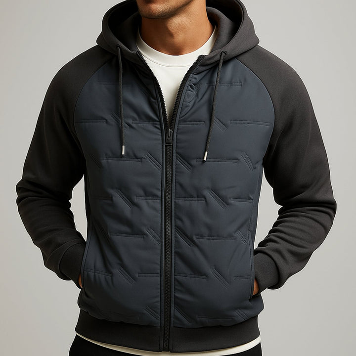 Heren Oversized Gewatteerde Winterjas met Capuchon