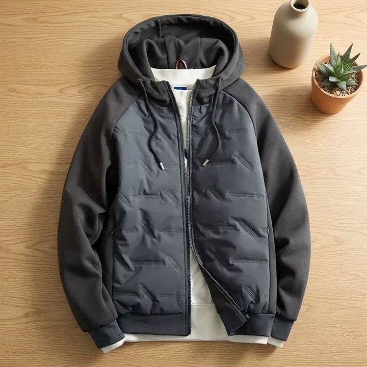 Heren Oversized Gewatteerde Winterjas met Capuchon
