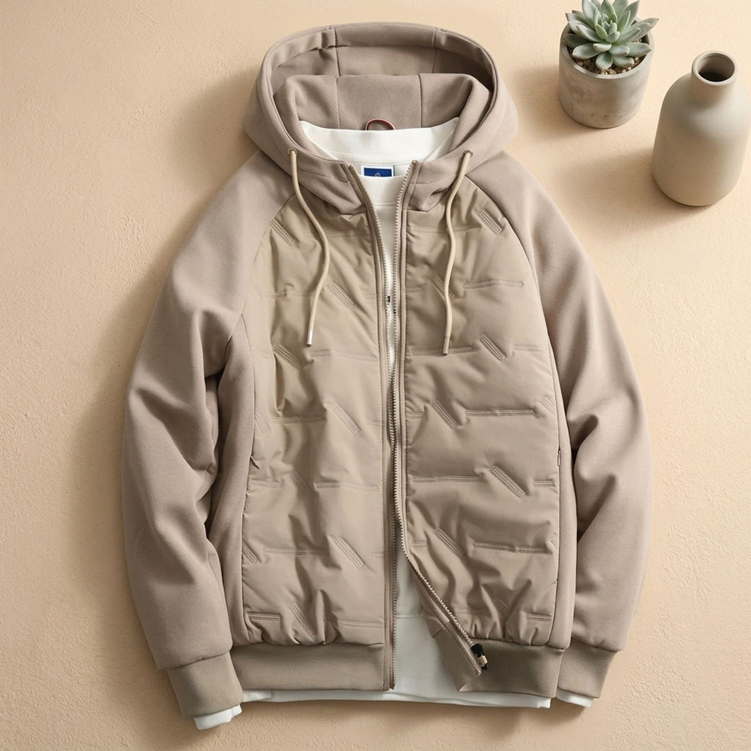 Heren Oversized Gewatteerde Winterjas met Capuchon