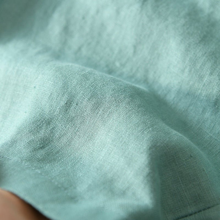 Heren Relaxed-Fit Linen Trekkoord Shorts