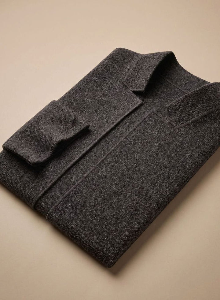 Heren Slim Fit Gebreide Cardigan met Knoopsluiting