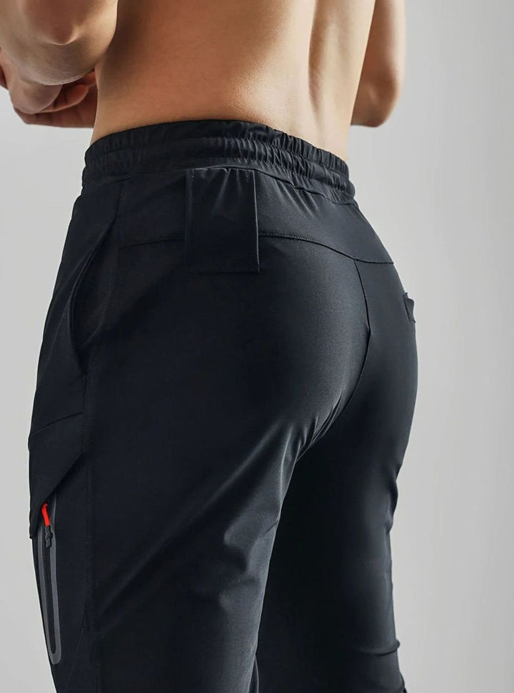 Heren Slim-Fit Jogger Pantalon Heren met Ritszakken