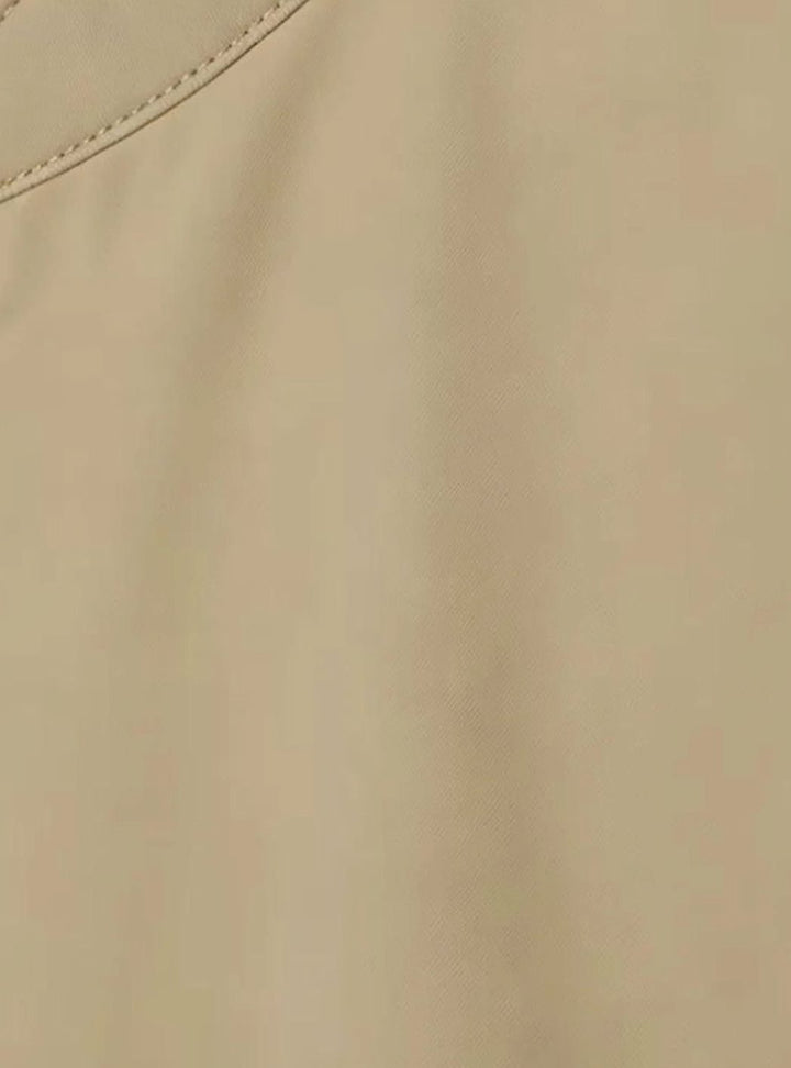 Heren Slim Fit Single-Breasted Trenchcoat met Zakdetails