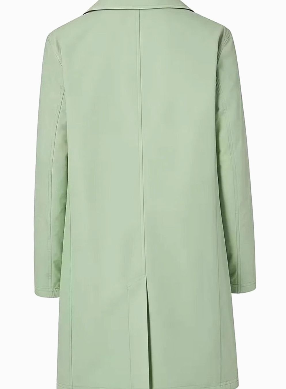 Heren Slim Fit Single-Breasted Trenchcoat met Zakdetails