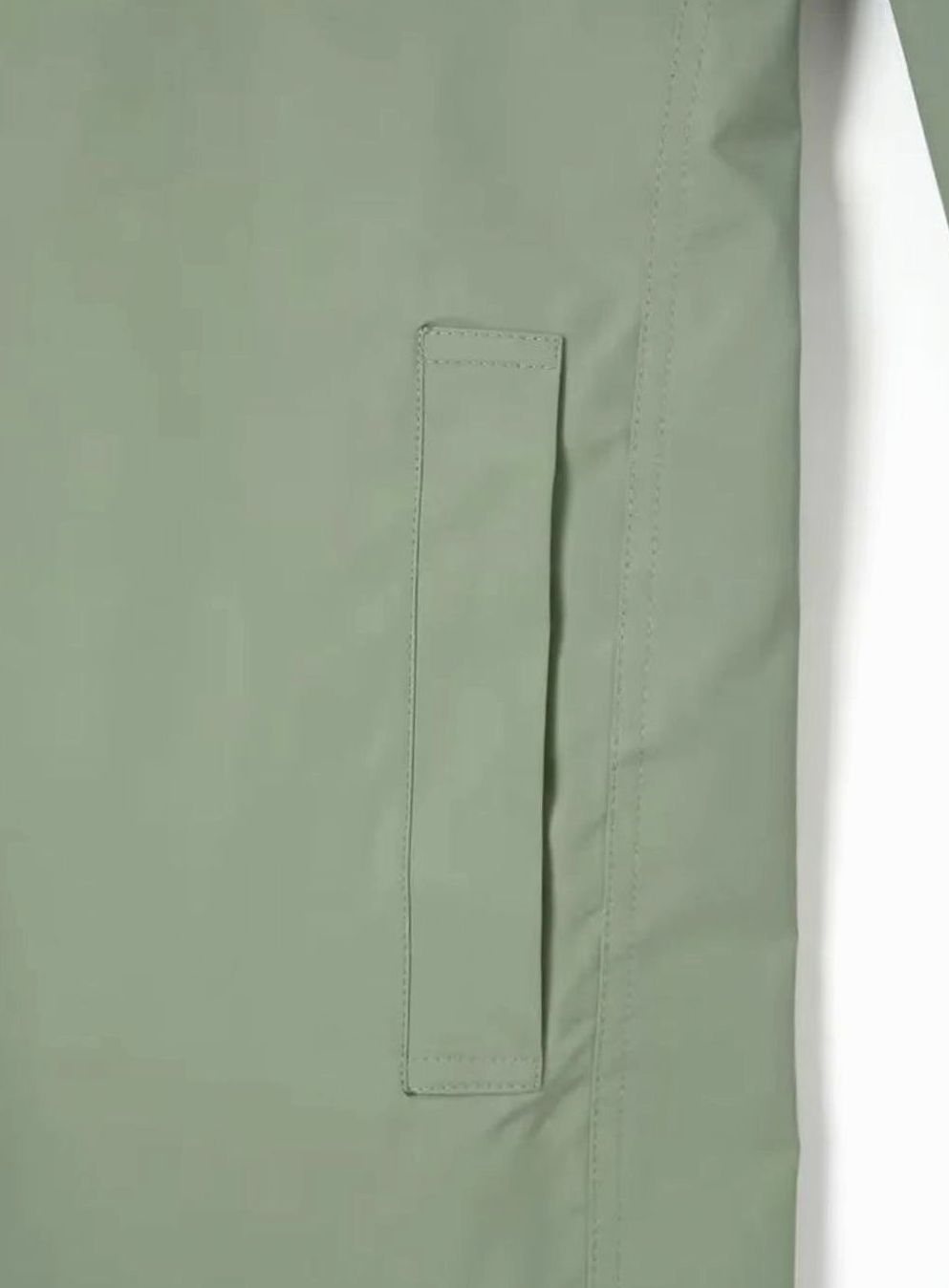 Heren Slim Fit Single-Breasted Trenchcoat met Zakdetails