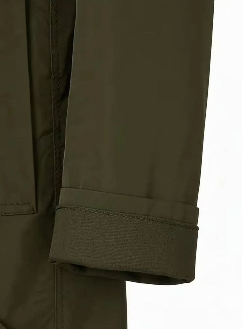 Heren Slim Fit Single-Breasted Trenchcoat met Zakdetails
