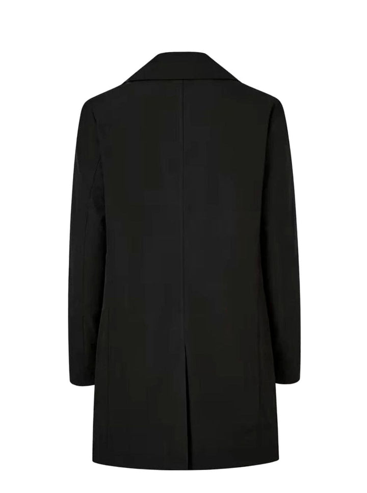 Heren Slim Fit Single-Breasted Trenchcoat met Zakdetails
