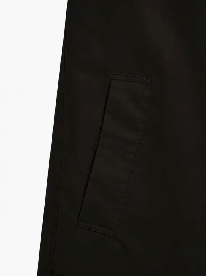 Heren Slim Fit Single-Breasted Trenchcoat met Zakdetails