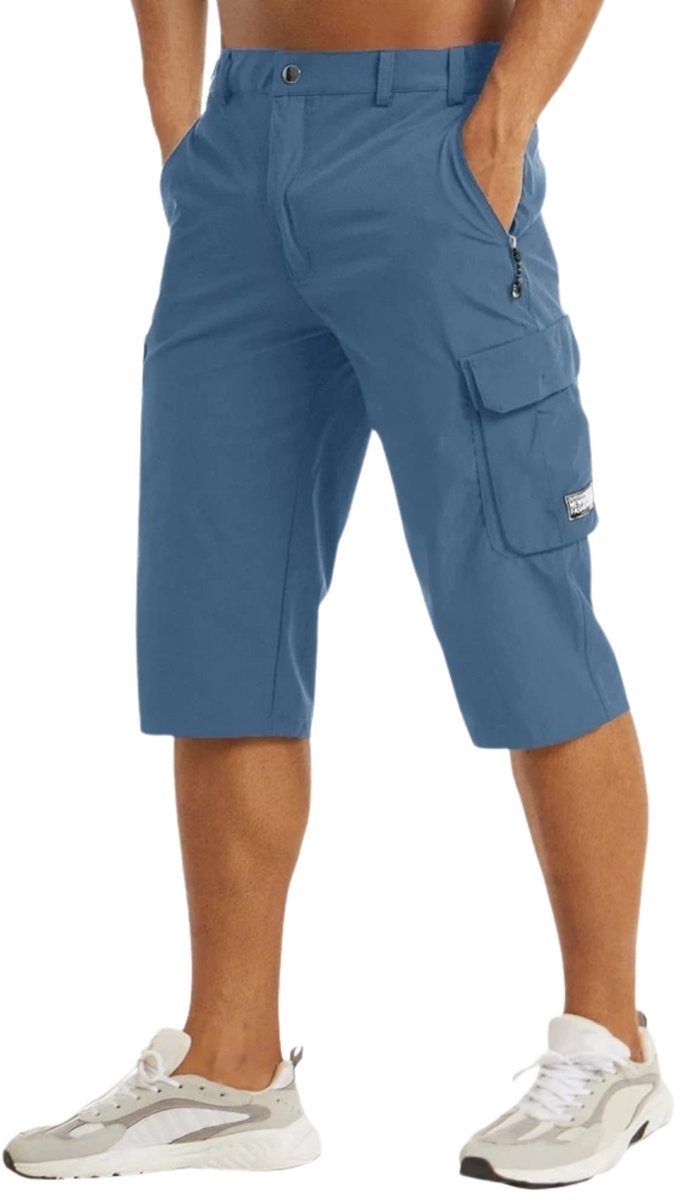 Heren Sneldrogende Tactische Cargo Shorts - Blauw