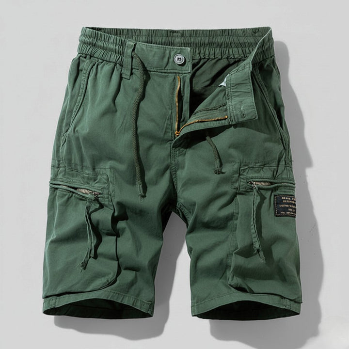 Heren Tactical Cargo Short Elastische Taille Meerdere Zakken - Army Green