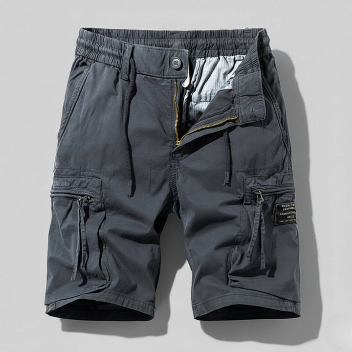 Heren Tactical Cargo Short Elastische Taille Meerdere Zakken - Gray