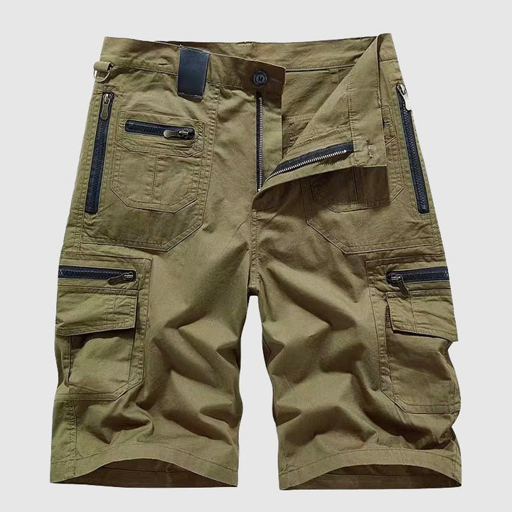 Heren Tactische Cargo Short Multi-Pocket Rits - Green