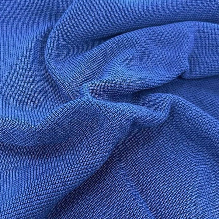 Heren Waffelgebreide Pullover met Knoopsluiting en Elleboogpatches