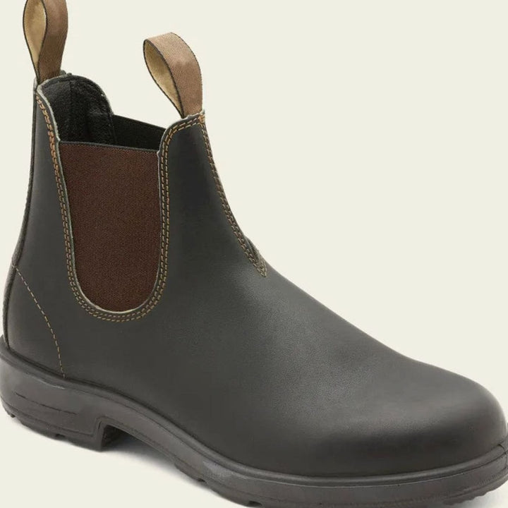 Heren Waterbestendige Slip-On Chelsea Laarzen Veganistisch Leer - Donkerbruin