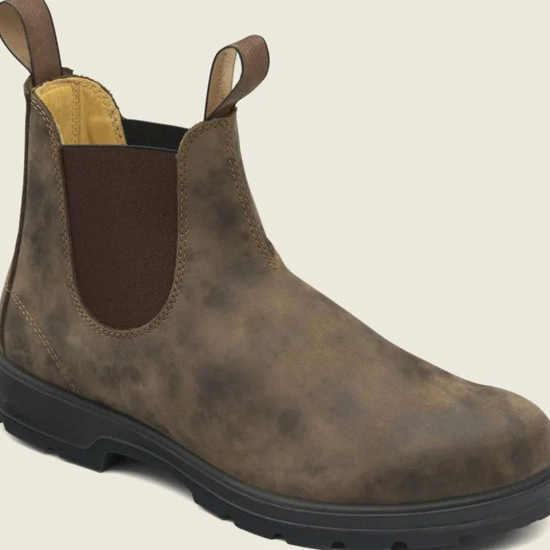 Heren Waterbestendige Slip-On Chelsea Laarzen Veganistisch Leer - Bruin