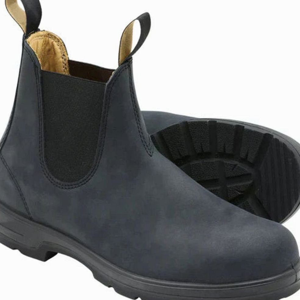 Heren Waterbestendige Slip-On Chelsea Laarzen Veganistisch Leer - Grijs