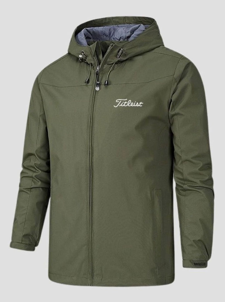 Heren Winddichte Waterdichte Capuchonjas Outdoorjas - Groen