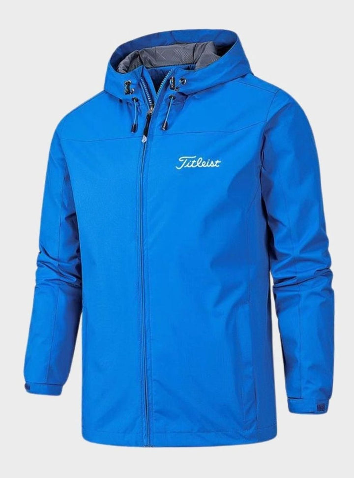 Heren Winddichte Waterdichte Capuchonjas Outdoorjas - Blauw
