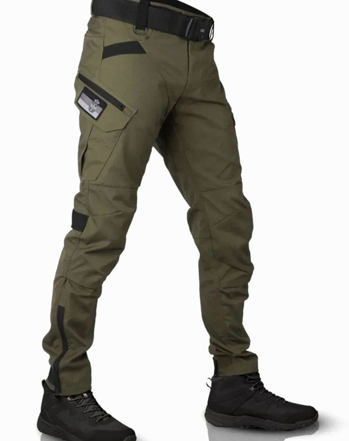 Herren Funktionale Tactical-Hose Robuste Outdoor-Cargohose Mehrfachtaschen - Grün