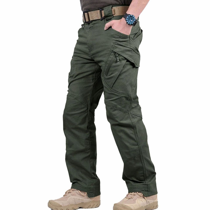 Herren Tactical Cargo Hose Outdoor Wandern Verstärkte Mehrtaschen - Grün