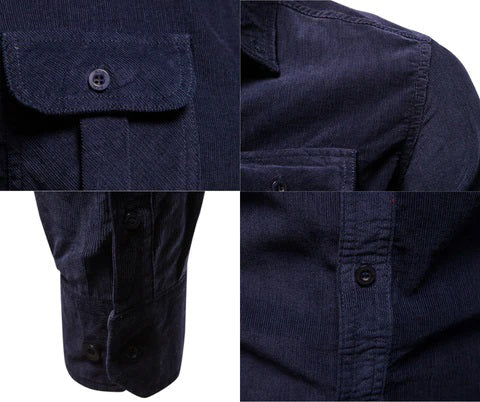 Conor™ Corduroy Warmes Komforthemd