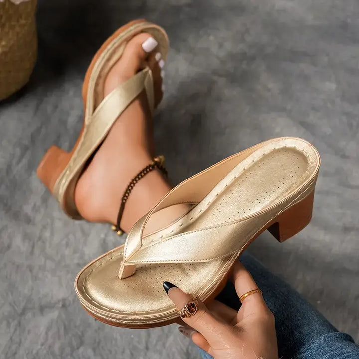 Dorothy | Dames Orthopedische Slip-On Sandalen Hakken