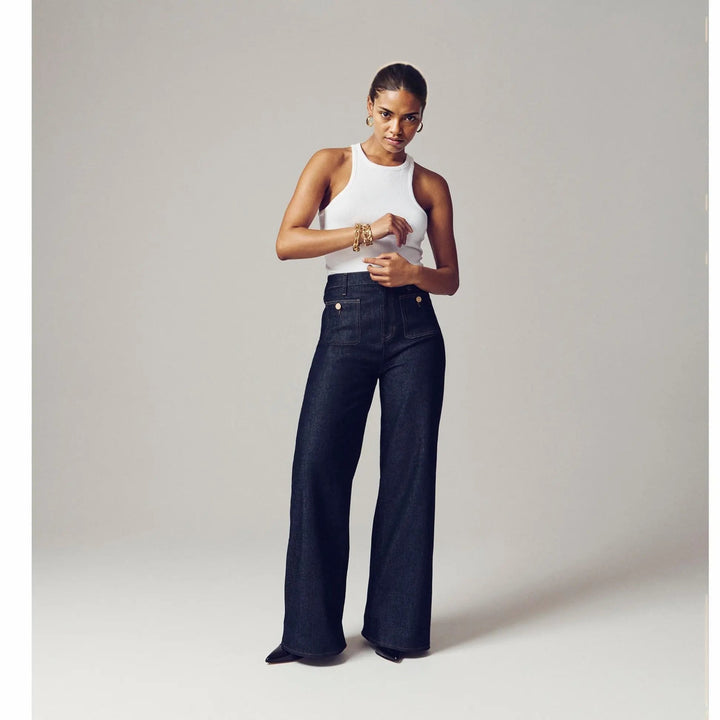 Mia | Comfortabele Jeans met Wijde Pijpen