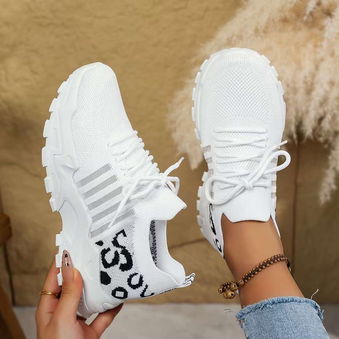 Valentina | Dames Chunky Gebreide Hardloopsneakers