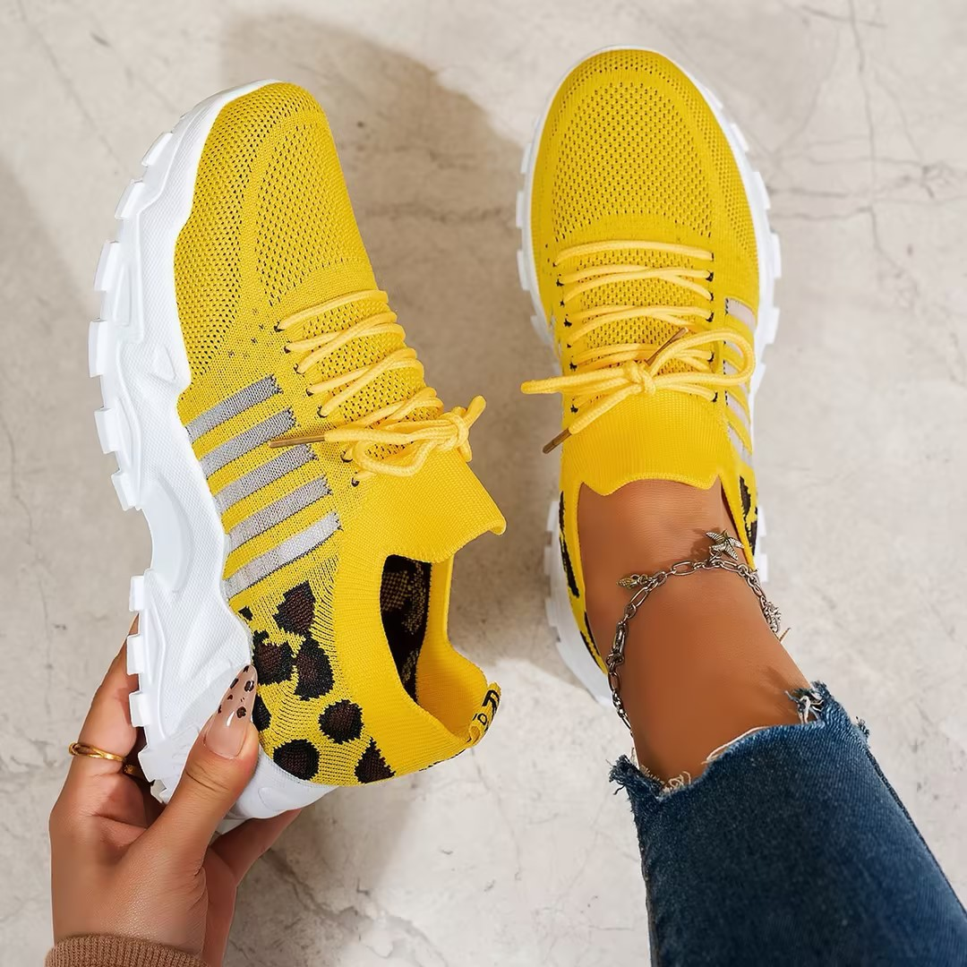 Valentina | Dames Chunky Gebreide Hardloopsneakers