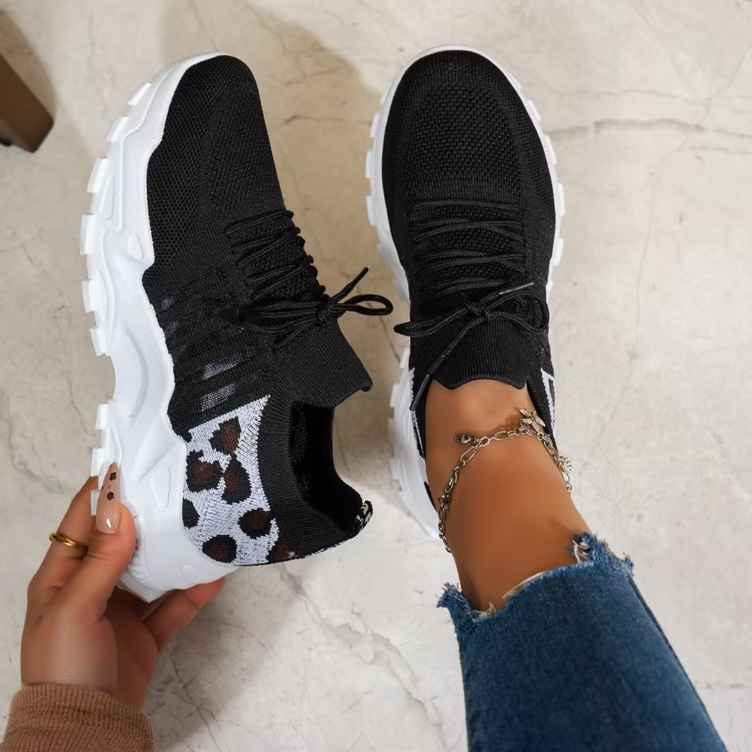 Valentina | Dames Chunky Gebreide Hardloopsneakers
