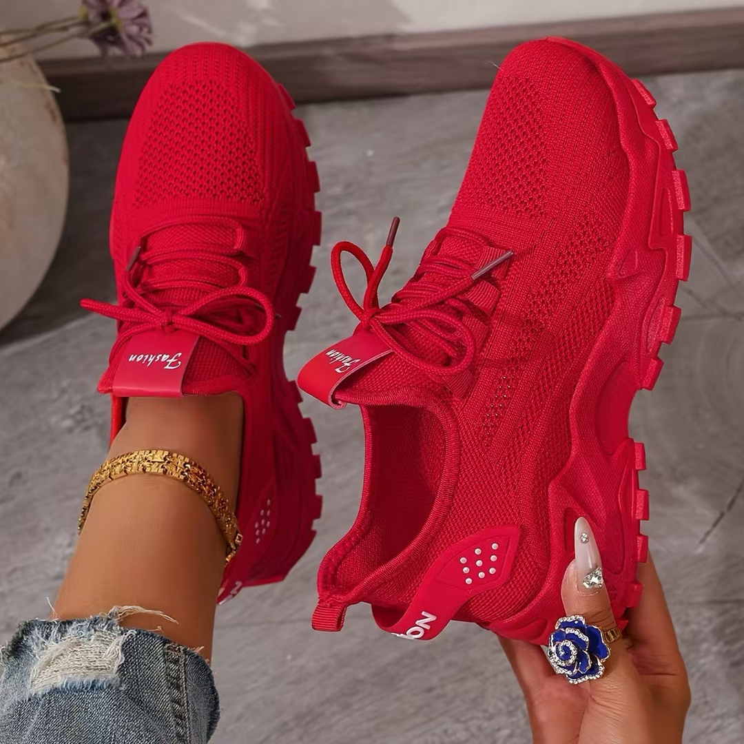Valentina | Dames Chunky Gebreide Hardloopsneakers