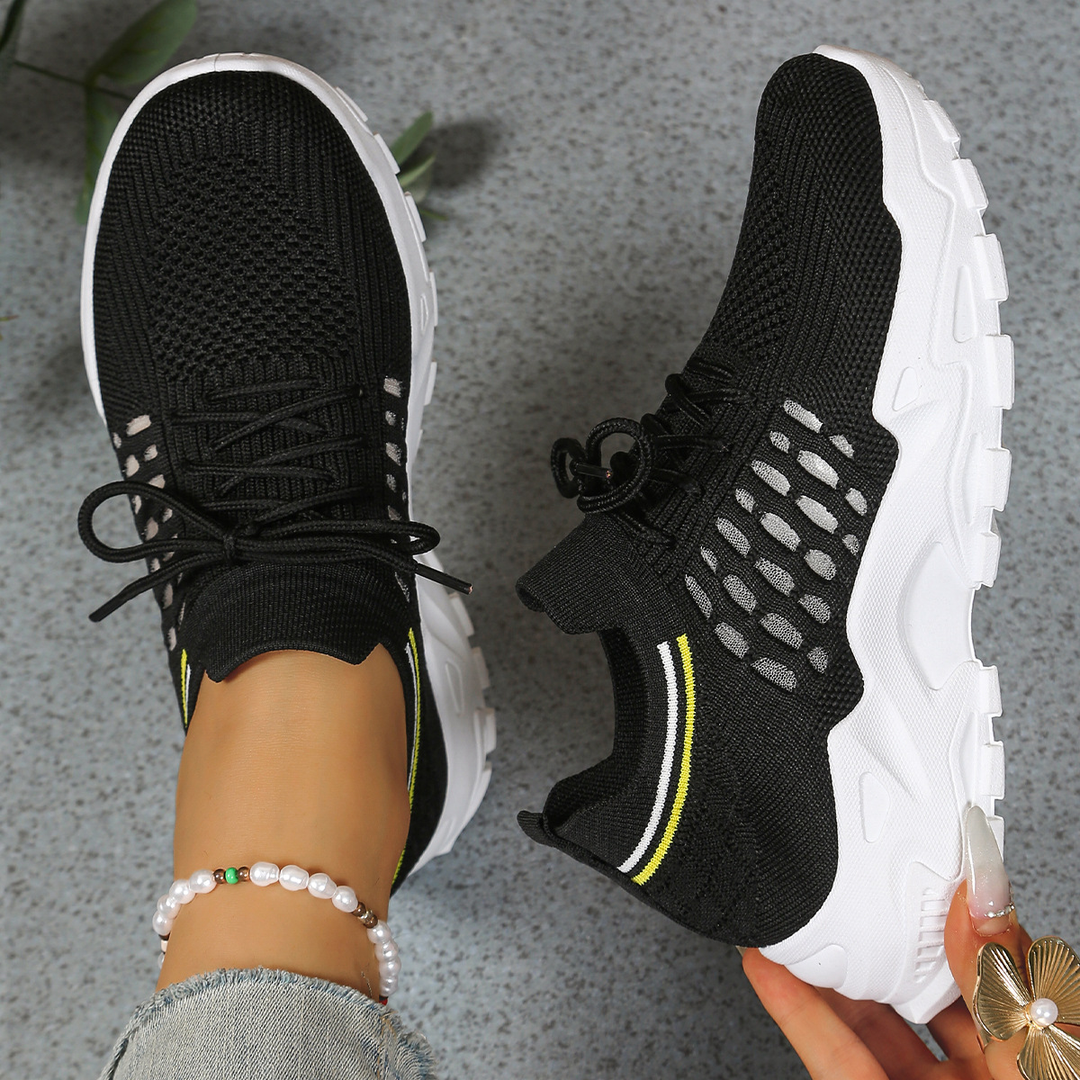 Valentina | Dames Chunky Gebreide Hardloopsneakers