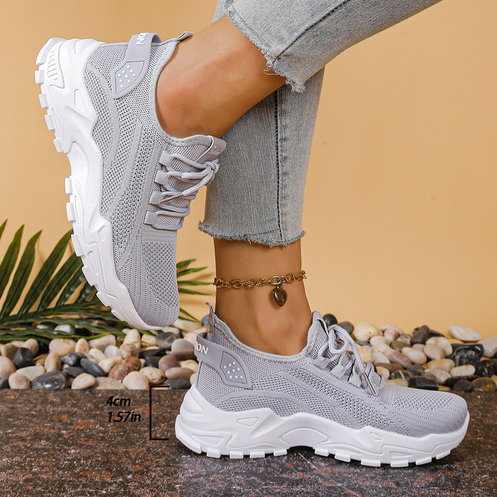 Valentina | Dames Chunky Gebreide Hardloopsneakers