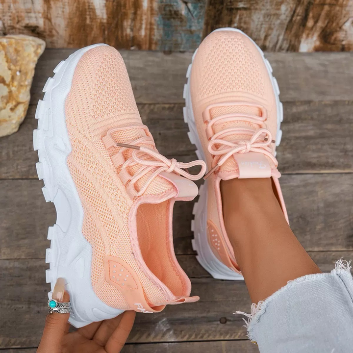 Valentina | Dames Chunky Gebreide Hardloopsneakers