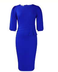 Maria | Dames Pencil Jurk Met Tailleband