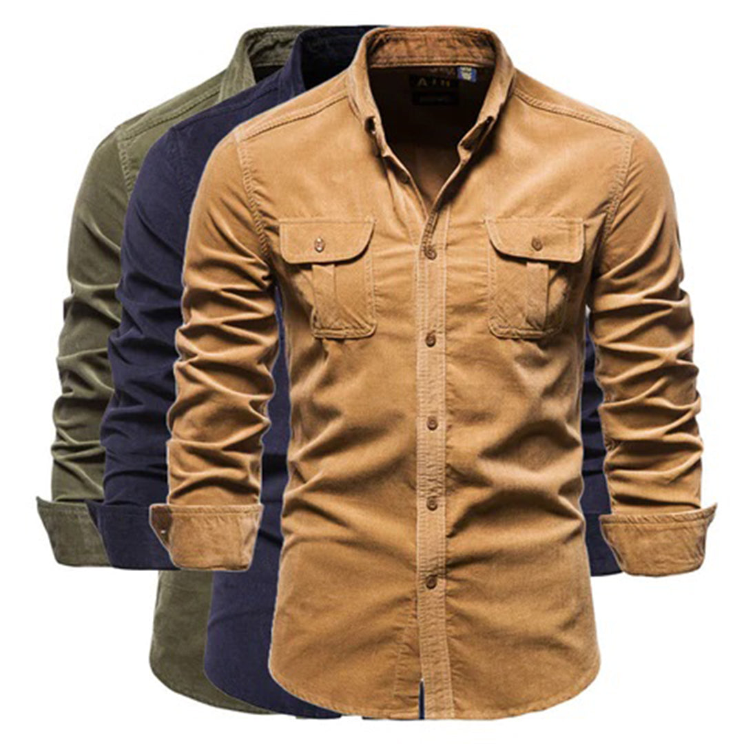 Conor™ Corduroy Warmes Komforthemd