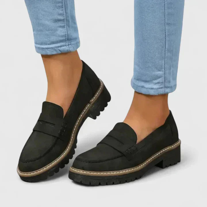 Grace | Dames Slip-On Chunky Loafer Schoenen