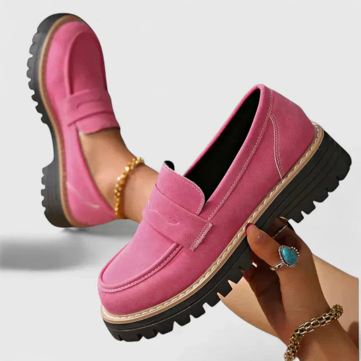 Grace | Dames Slip-On Chunky Loafer Schoenen