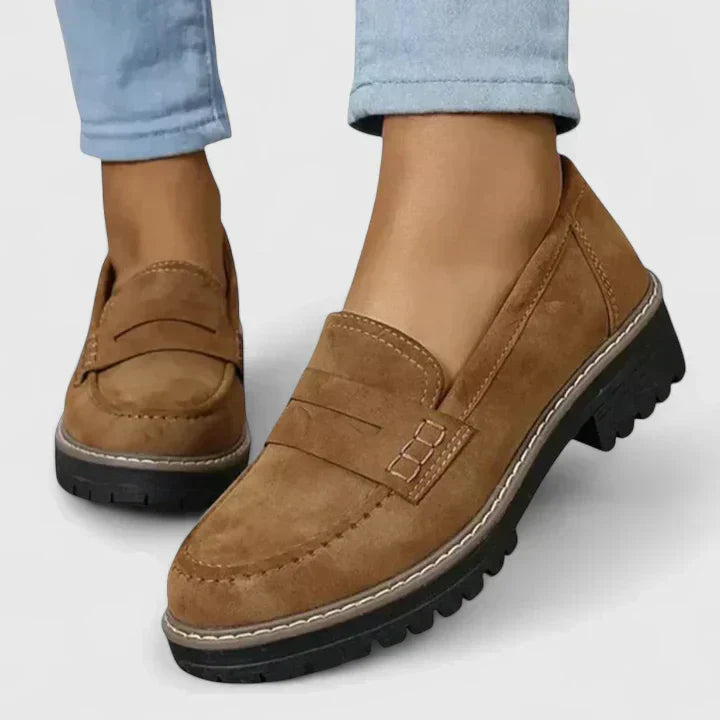 Grace | Dames Slip-On Chunky Loafer Schoenen