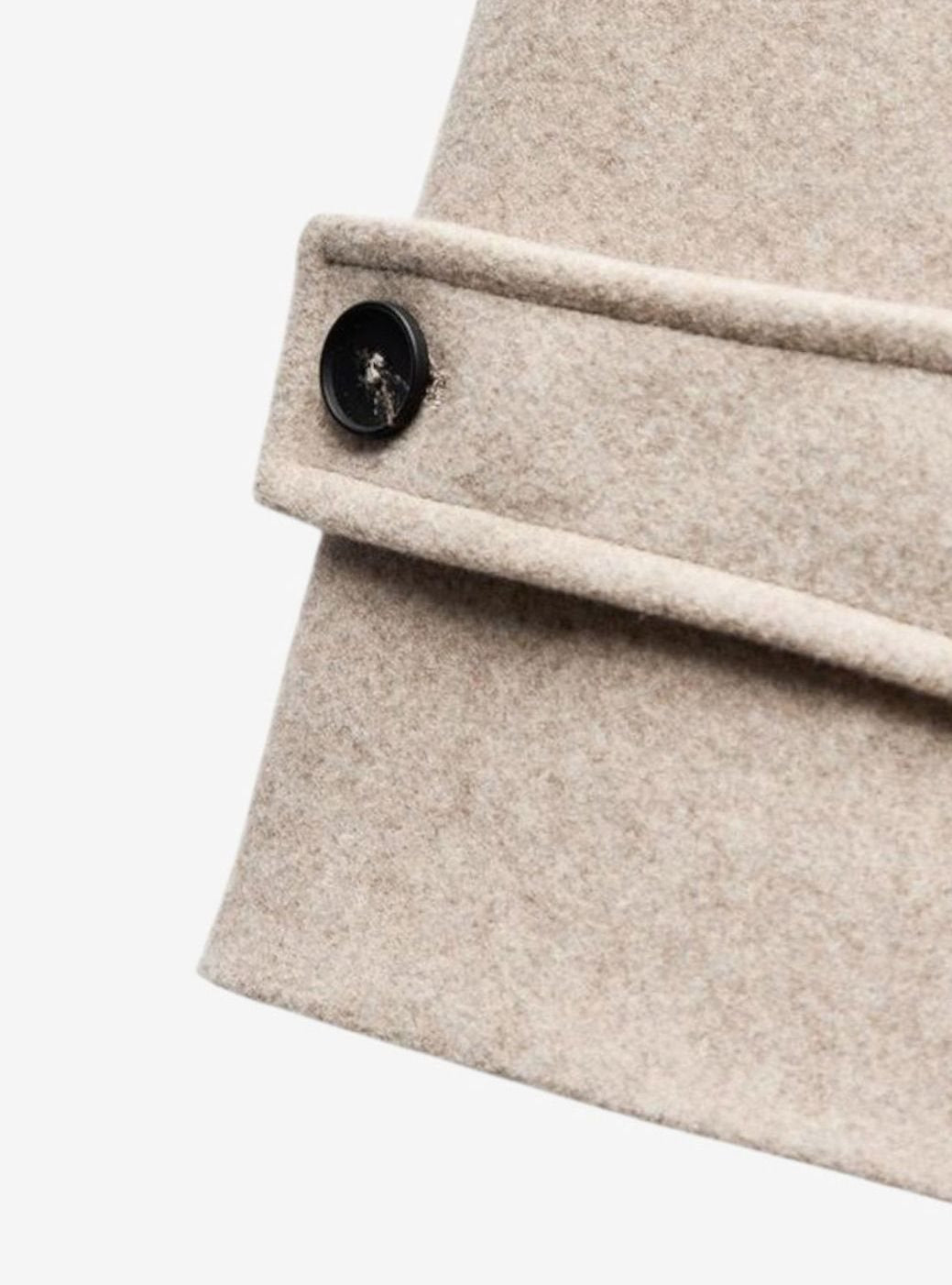 Lange Trenchcoat Dames Dubbele Knoopsluiting Wijde Pasvorm