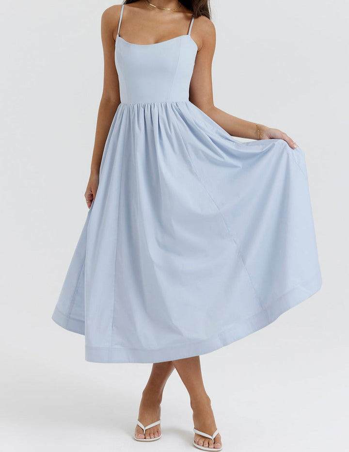 Maike™ Elegantes trägerloses Midikleid
