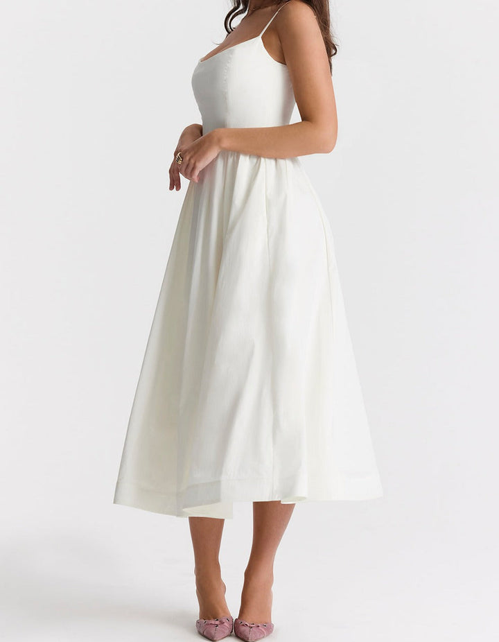 Maike™ Elegantes trägerloses Midikleid
