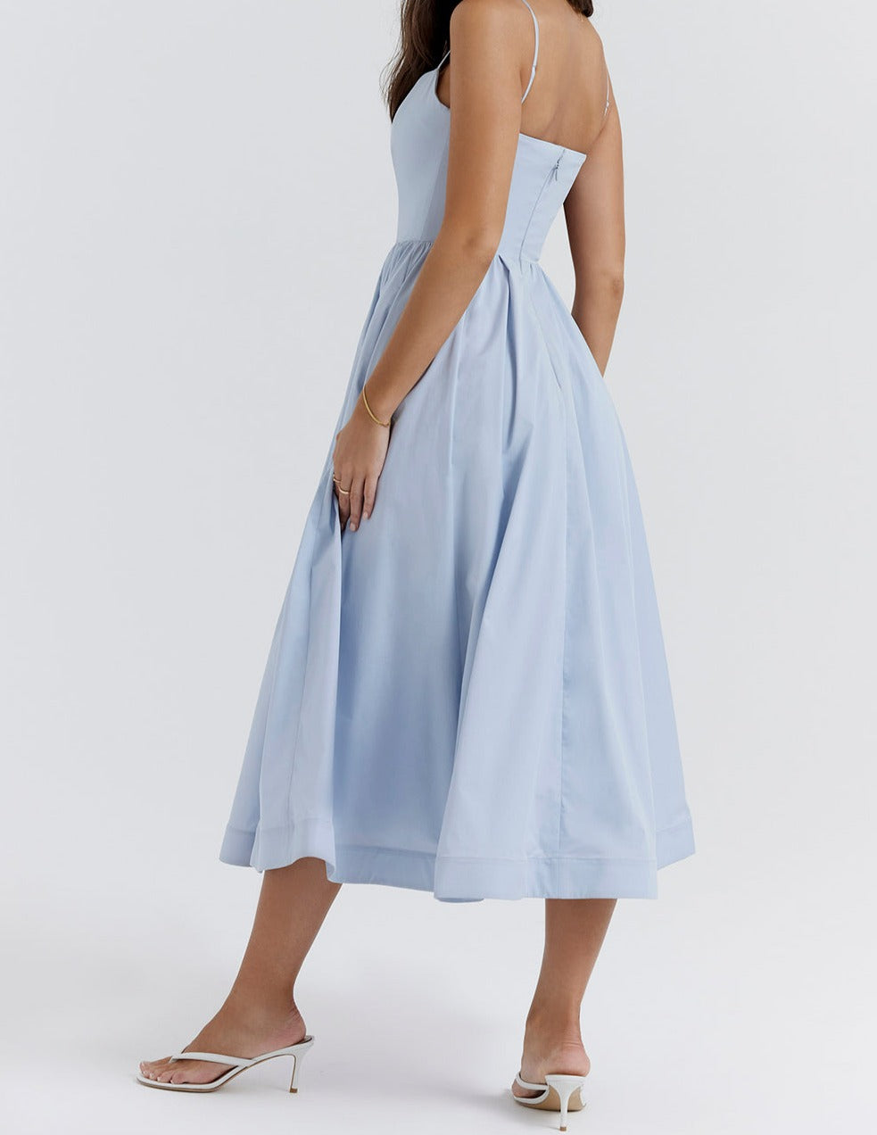 Maike™ Elegantes trägerloses Midikleid