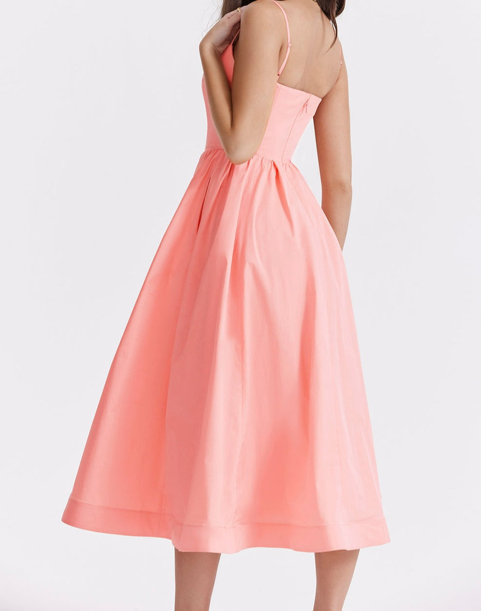 Maike™ Elegantes trägerloses Midikleid