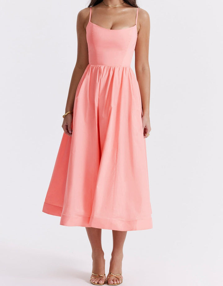 Maike™ Elegantes trägerloses Midikleid